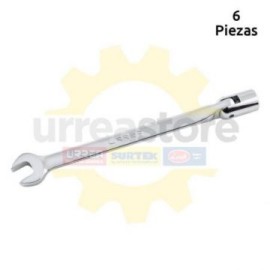 1270-12 Llave combinada flexible 3/8 Urrea