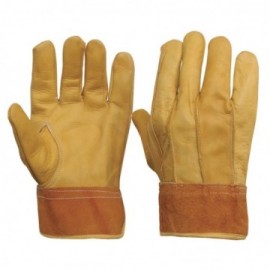 137413 Guantes cortos de operador piel de res...