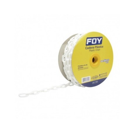 143434 Cadena plast 3mm 1/8 pulgadas 50m bca Foy