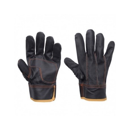 144152 Guantes cortos de operador piel de res Foy