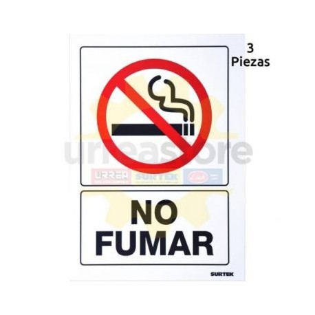 SES39 Señal  pulgadas No fumar pulgadas Surtek