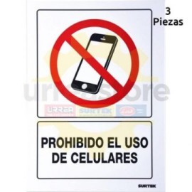 SES51 Señal  pulgadas Prohibido el uso de...