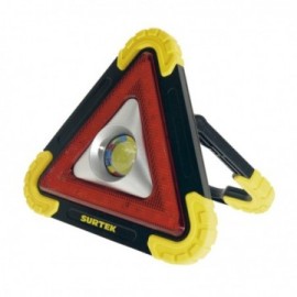 TRS01 Triangulo reflector LED solar 10 pulgadas...