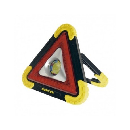 TRS01 Triangulo reflector LED solar 10 pulgadas...