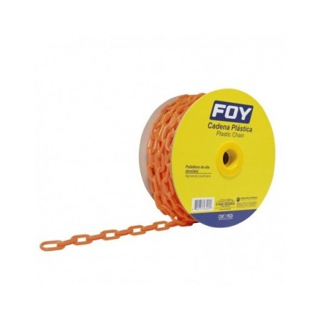 143436 Cadena plast 3mm 1/8 pulgadas 50m nja Foy