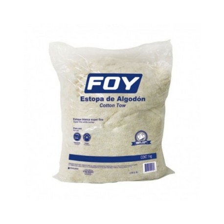 144182 Estopa de algodón 1 kg Foy