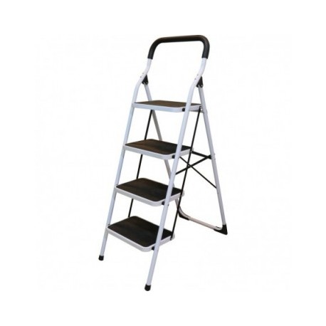 ETT4 Escalera tubular plegable taburete acero 4...