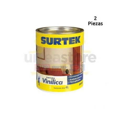 SP20300 Pintura Vinílica blanca 4lt Surtek