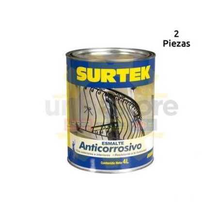 SP30300 Esmalte anticorrosivo blanco 4lt Surtek