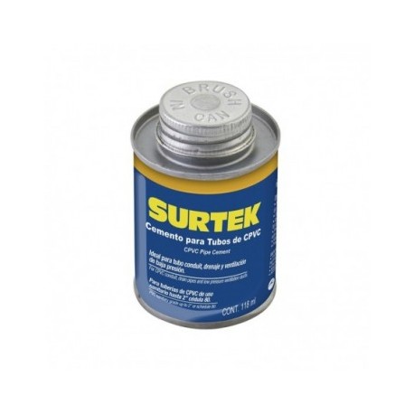 121134 Cemento para tubo CPVC 118ml Surtek