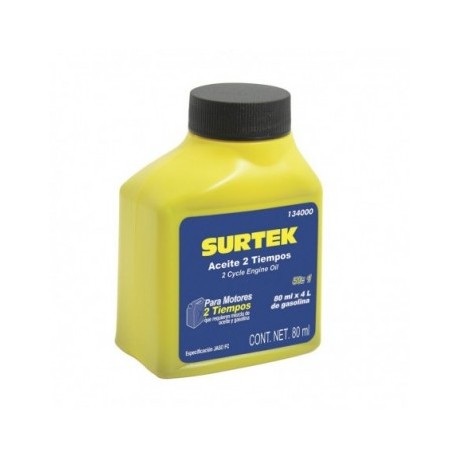 134000 Aceite 2 tiempos 80 ml Surtek