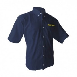 CAMC102M Camisa azul manga corta Surtek talla M...