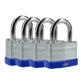 J4CLA Juego de 4 candados laminados 40mm Lock