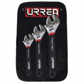 795G Juego de 3 llaves ajustable rubber grip Urrea