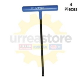 46514LBGP Llave hex T ergo 4mm t/bola9 pulgadas...