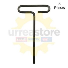 46518 Llave hex T 6mm x 6 pulgadas Urrea