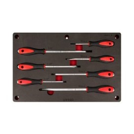 CH273P Juego de 7 destornilladores de impacto...