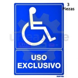 SES11 Señal pulgadas Discapacitados pulgadas...