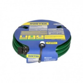 M12T6 Manguera tramada verde 1/2 pulgadas 6...