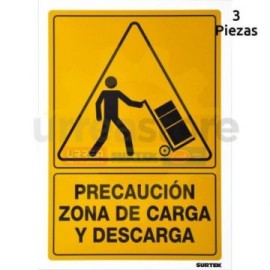 SES26 Señal pulgadas Zona carga y descarga...