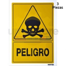 SES36 Señal pulgadas Peligro pulgadas Surtek