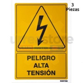 SES27 Señal pulgadas Peligro alta tensión...