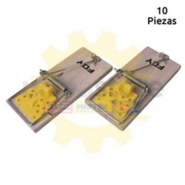 144460 Trampa para ratón 4 pulgadas, 2 piezas Foy