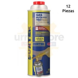 LGASO Lata de gas butano/propano con válvula...