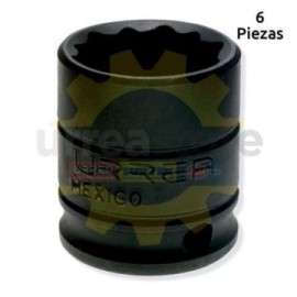 7216 Dado de impacto 3/8 pulgadas 12 puntas 1/2...